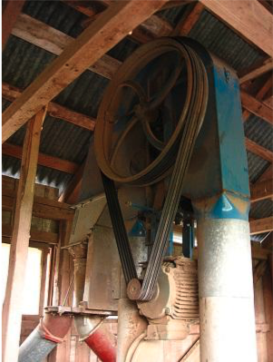 Belt driven pulley